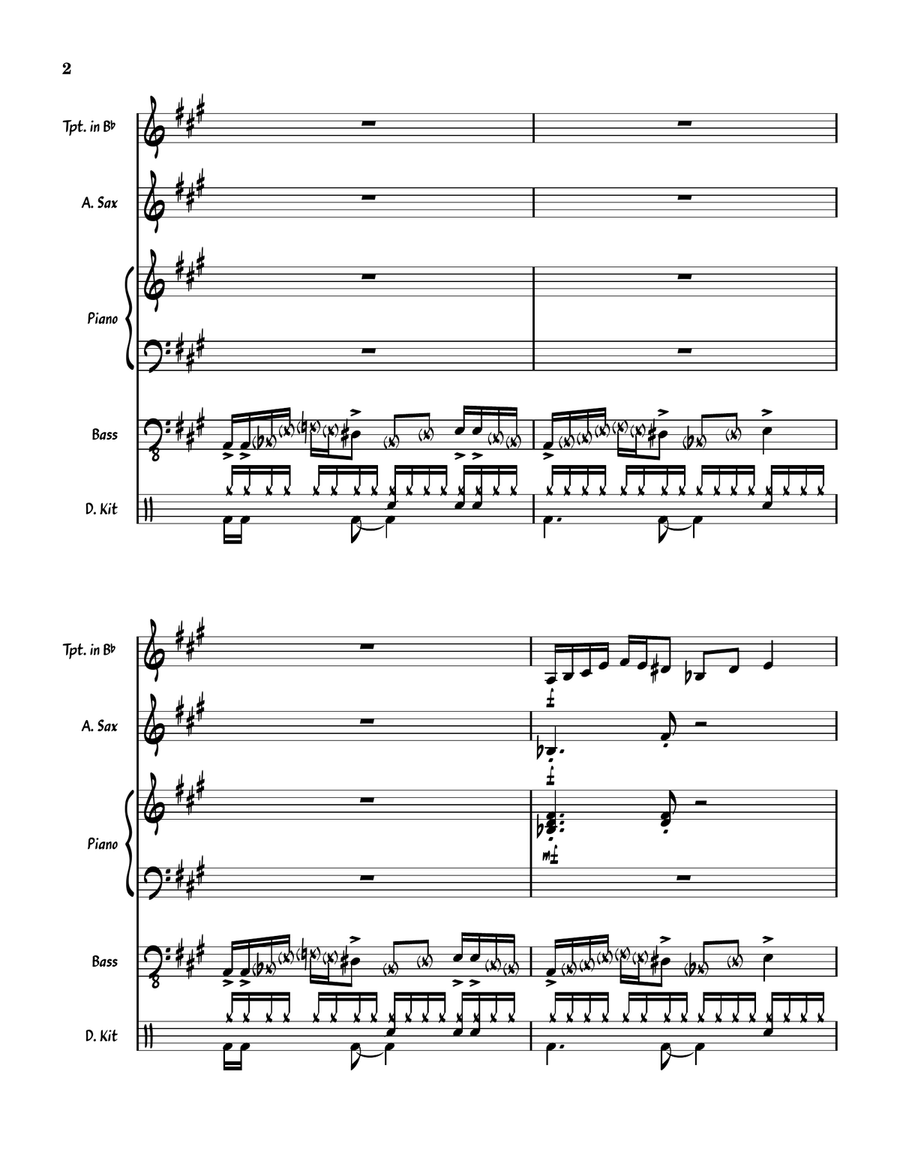 D-53 D-53 Jazz Ensemble scores gallery preview page 2