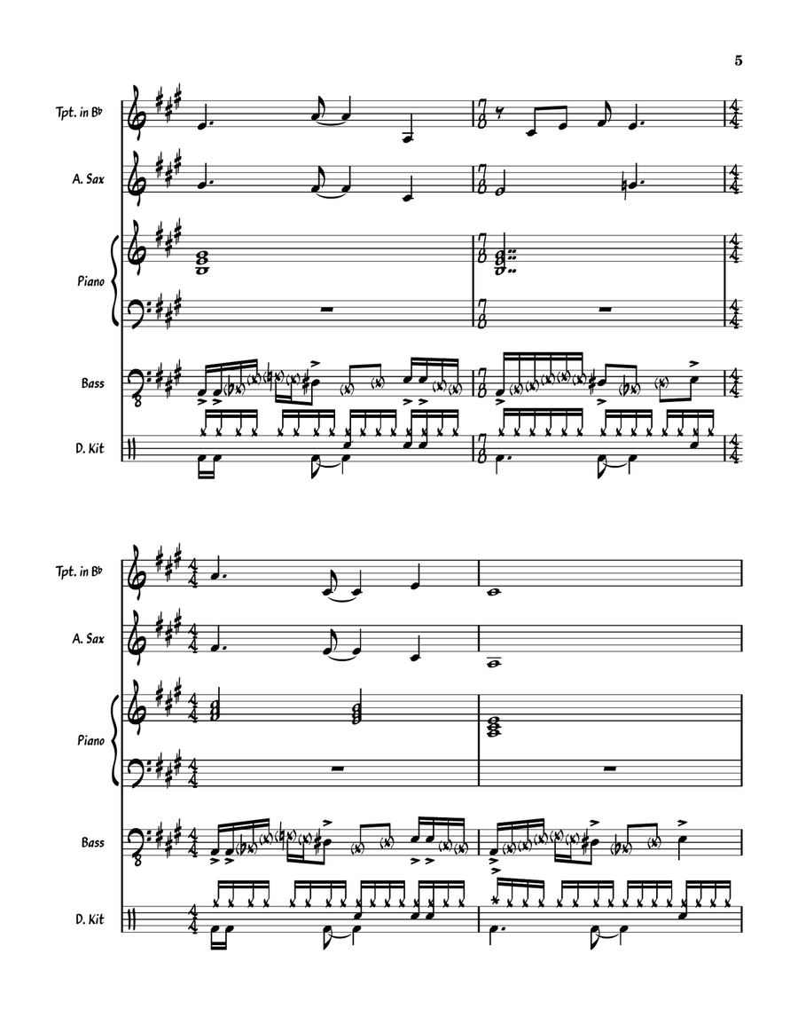 D-53 D-53 Jazz Ensemble scores gallery preview page 5