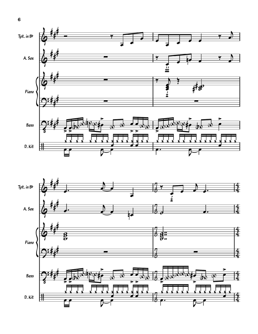 D-53 D-53 Jazz Ensemble scores gallery preview page 6
