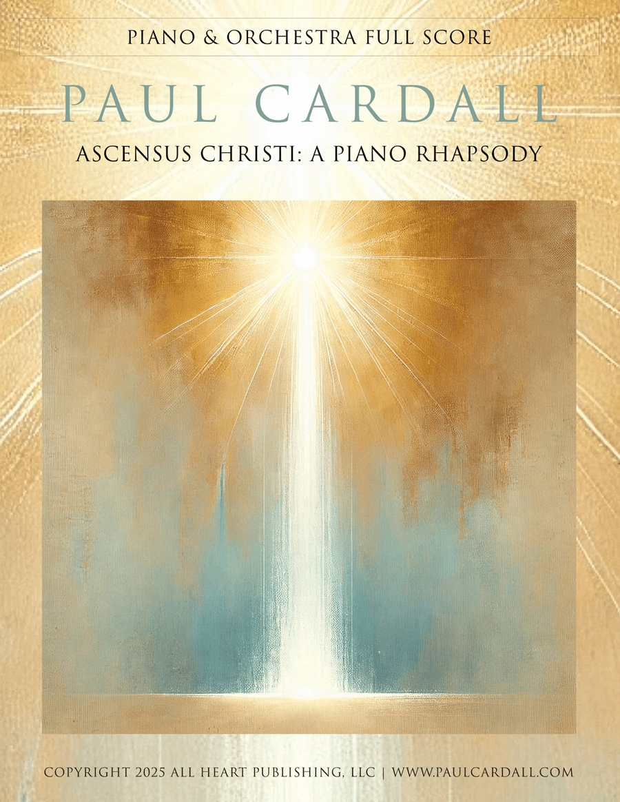Ascensus Christi: A Piano Rhapsody (Score for Piano & Orchestra) String Orchestra scores gallery preview page 1