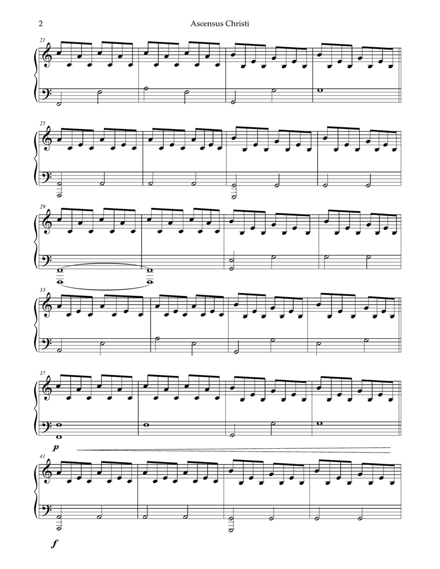 Ascensus Christi: A Piano Rhapsody (Score for Piano & Orchestra) String Orchestra scores gallery preview page 4