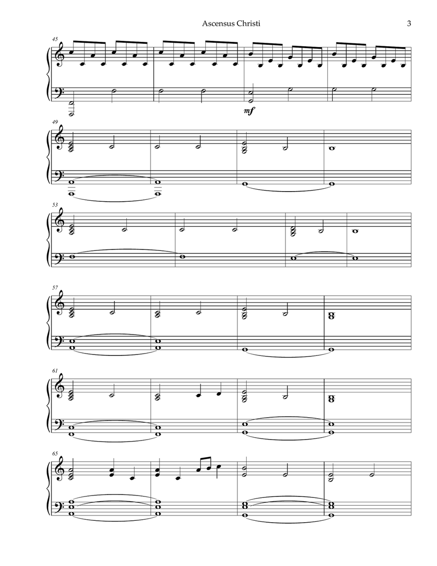 Ascensus Christi: A Piano Rhapsody (Score for Piano & Orchestra) String Orchestra scores gallery preview page 5
