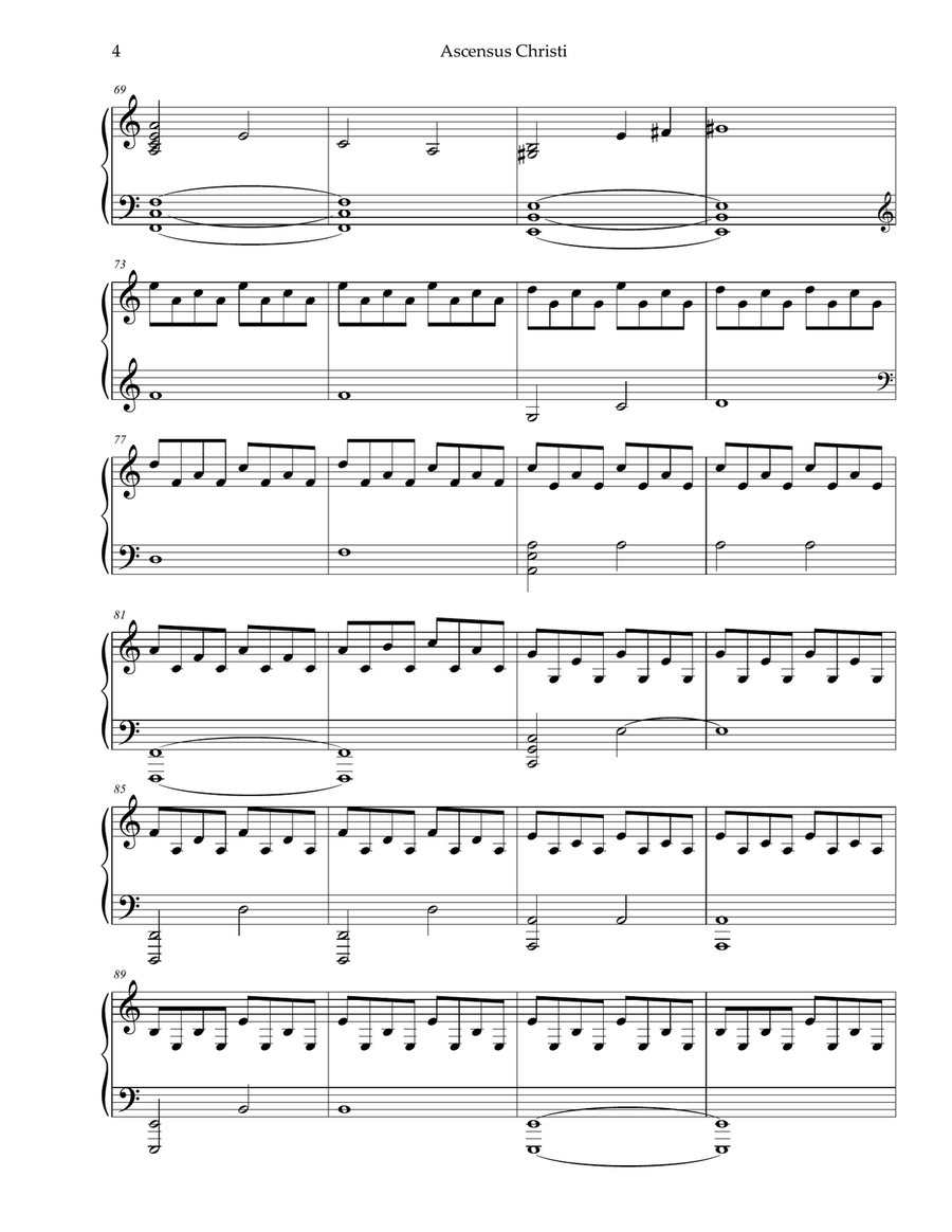 Ascensus Christi: A Piano Rhapsody (Score for Piano & Orchestra) String Orchestra scores gallery preview page 6