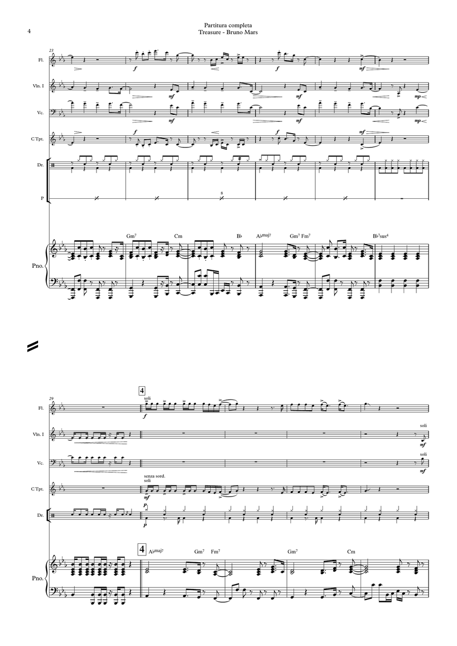 Treasure Small Ensemble scores gallery preview page 4