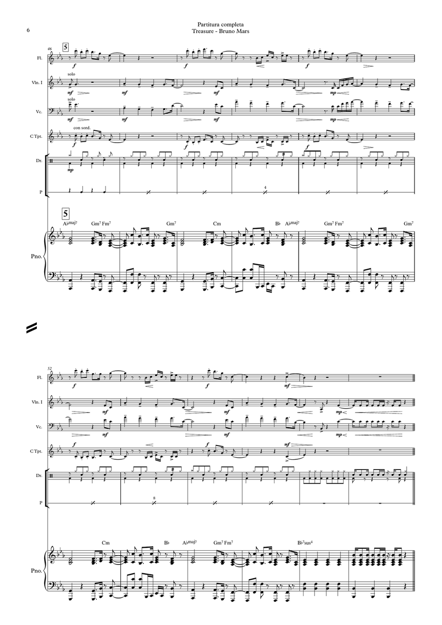 Treasure Small Ensemble scores gallery preview page 6