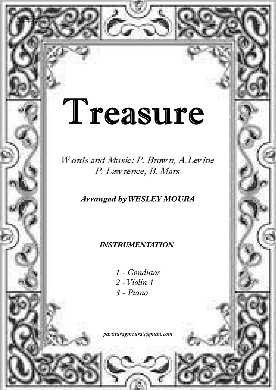 Treasure Violin Solo scores gallery preview page 1
