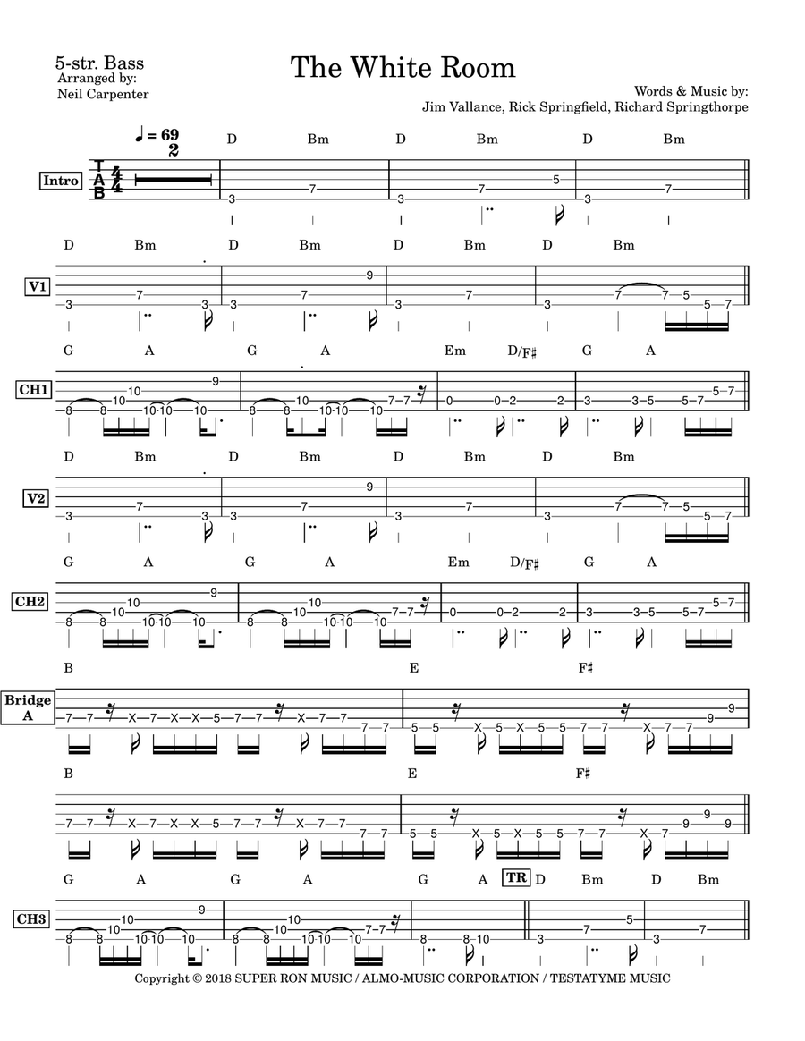 The White Room The White Room Acoustic Guitar scores gallery preview page 2
