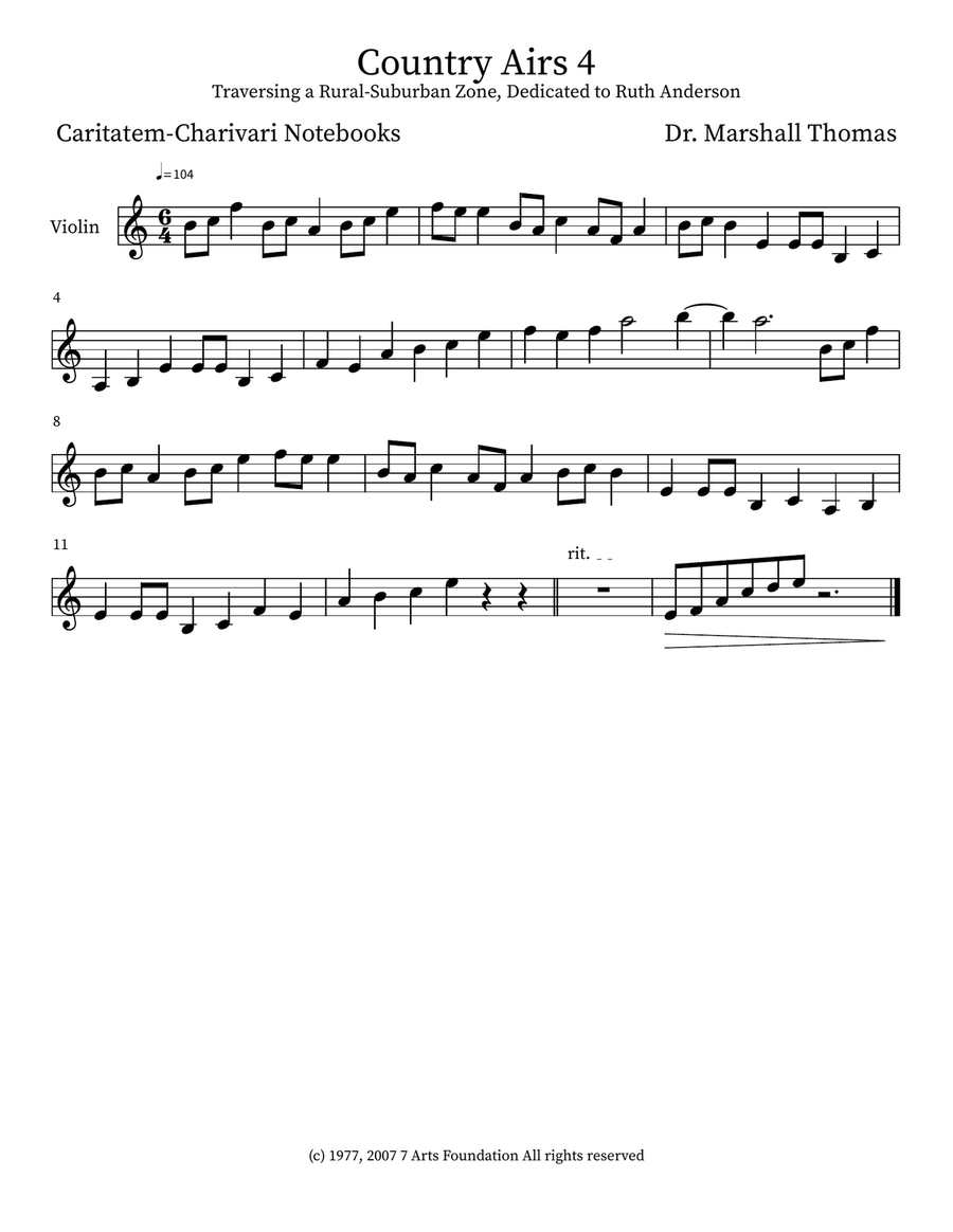 Country Airs 4 Country Airs 4 Small Ensemble scores gallery preview page 4