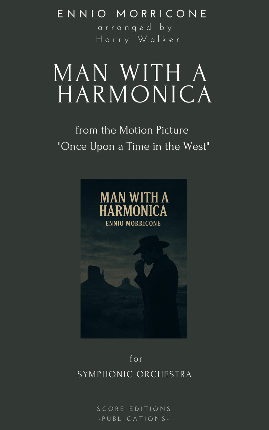 Man With The Harmonica Full Orchestra scores gallery preview page 1