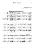 Bridal Chorus. R. Wagner - Clarinet, Violin and Guitar. Score and Parts.