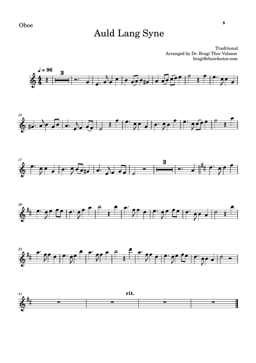 Five Christmas Songs for Flute and Oboe - volume 3 Woodwind Duet scores gallery preview page 6