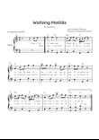 Waltzing Matilda - Solo Piano in C Major With Lyrics & Chords