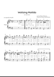 Waltzing Matilda - Solo Piano in D Major With Lyrics & Chords