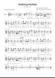 Waltzing Matilda - Solo Violin in C Major With Lyrics & Chords