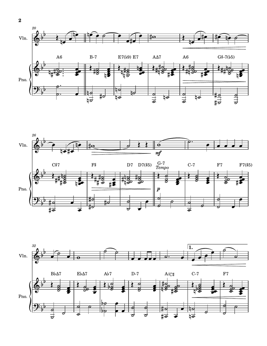 All The Things You Are All The Things You Are Violin Solo scores gallery preview page 2