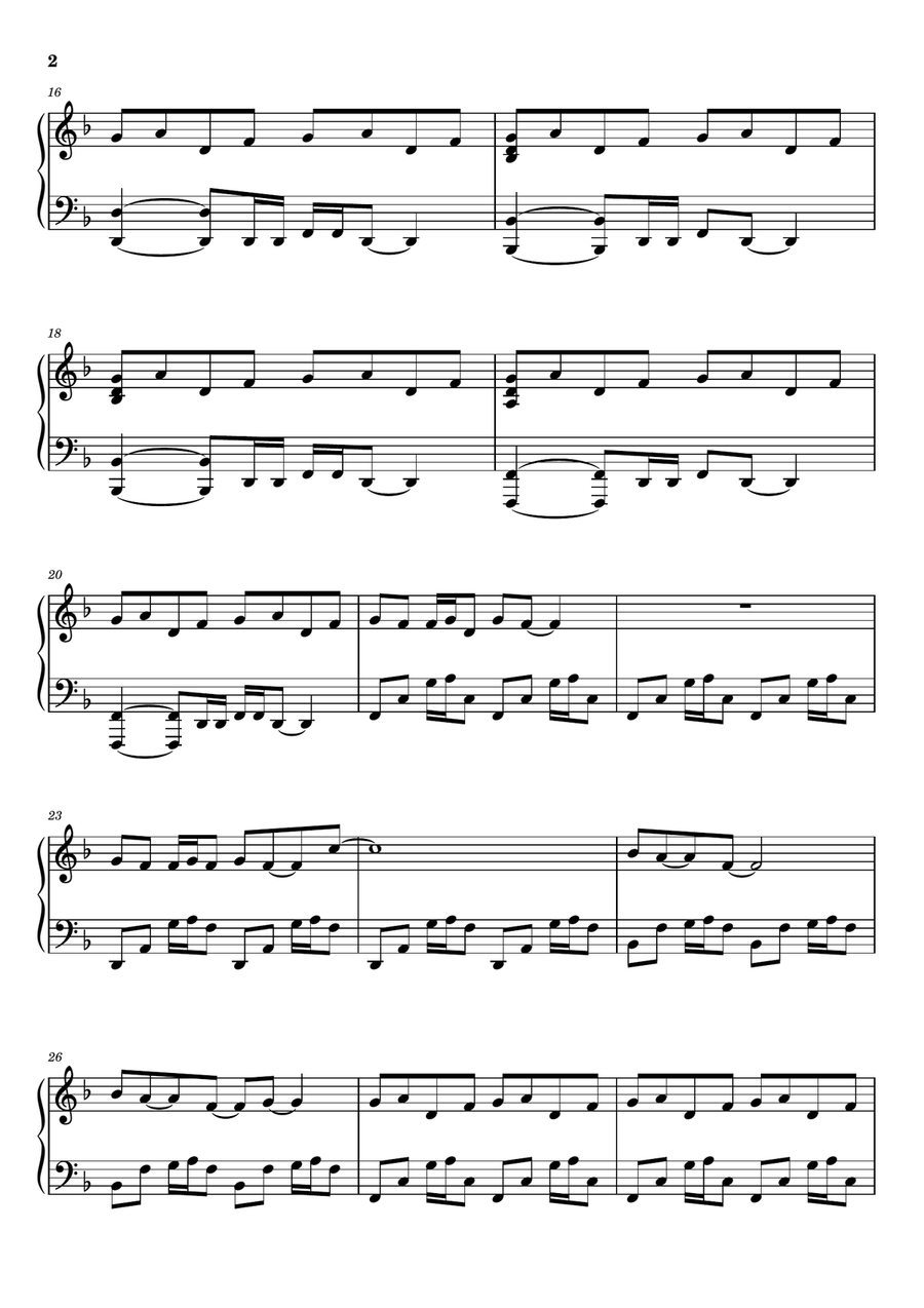 Woman In Chains Woman In Chains Piano Solo scores gallery preview page 2