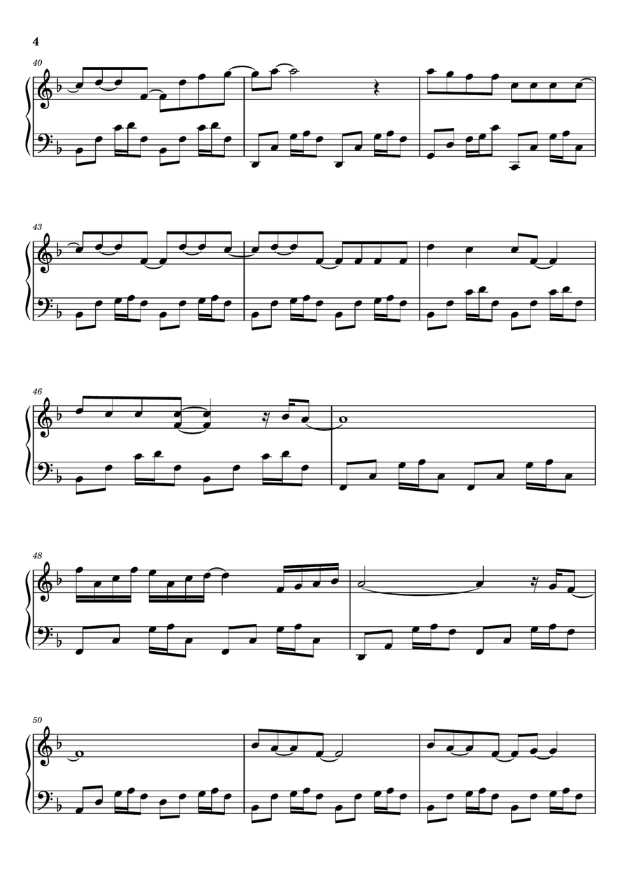 Woman In Chains Woman In Chains Piano Solo scores gallery preview page 4