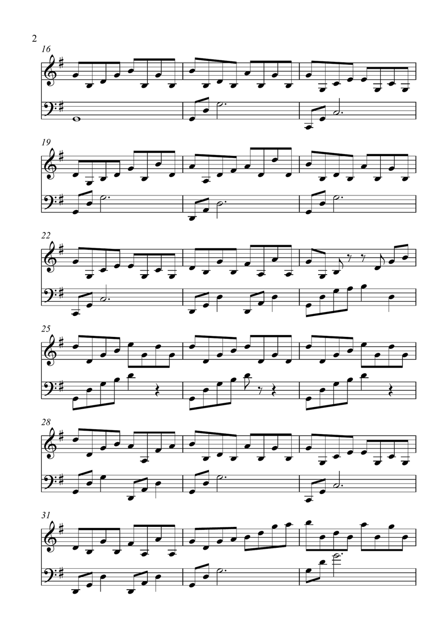 Nearer My God To Thee Nearer My God To Thee Piano Solo scores gallery preview page 2