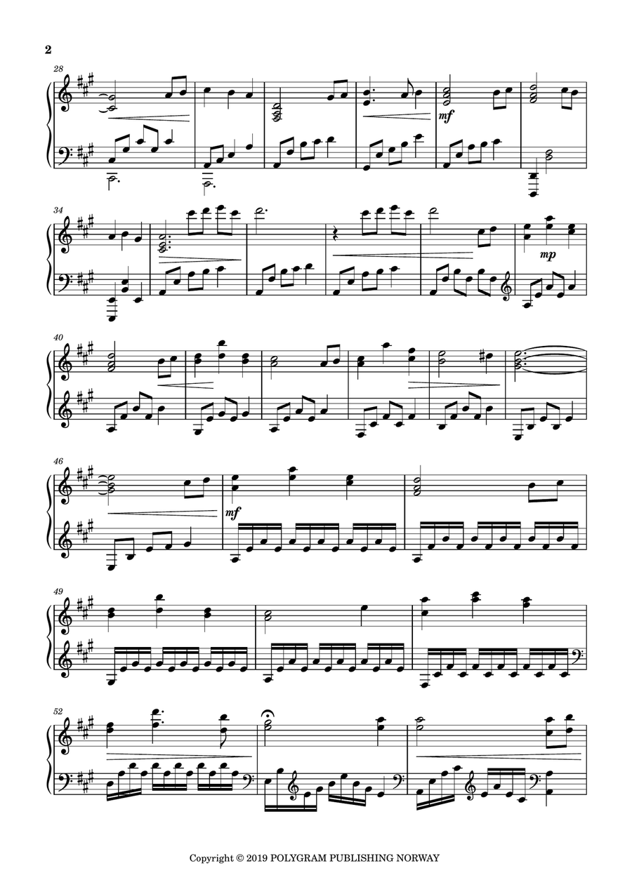 Danse Mot Var Piano Solo scores gallery preview page 2