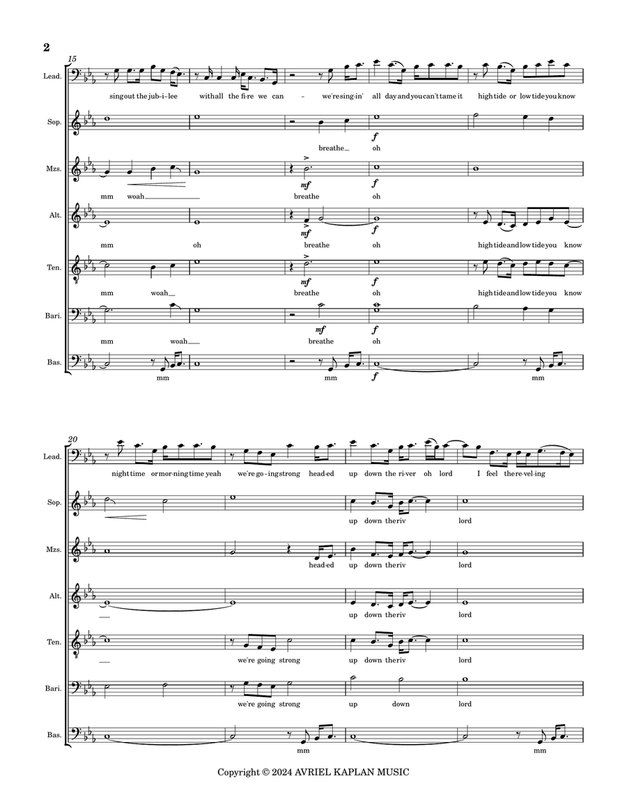 Change On The Rise Change On The Rise A Cappella scores gallery preview page 2