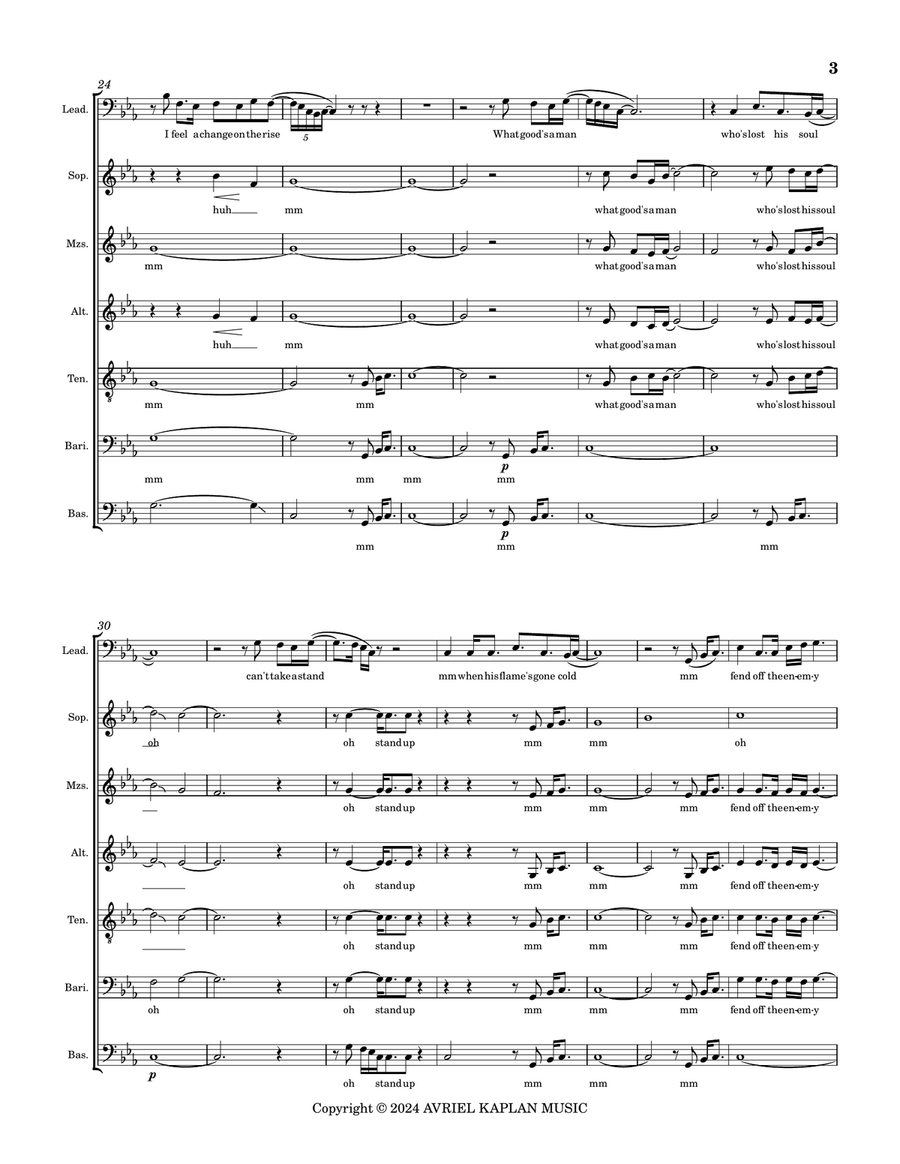 Change On The Rise Change On The Rise A Cappella scores gallery preview page 3