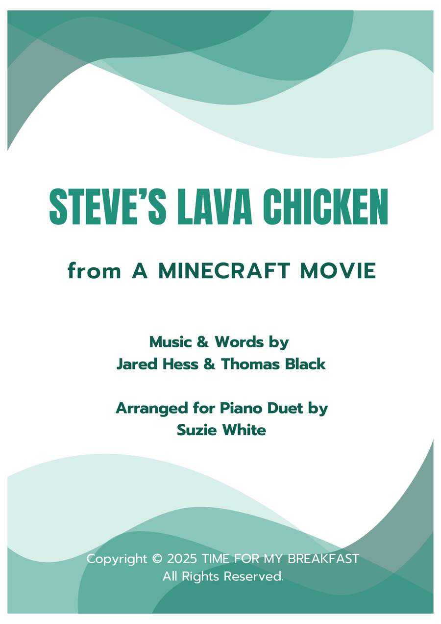 Steve S Lava Chicken Steve S Lava Chicken 1 Piano, 4-Hands scores gallery preview page 1