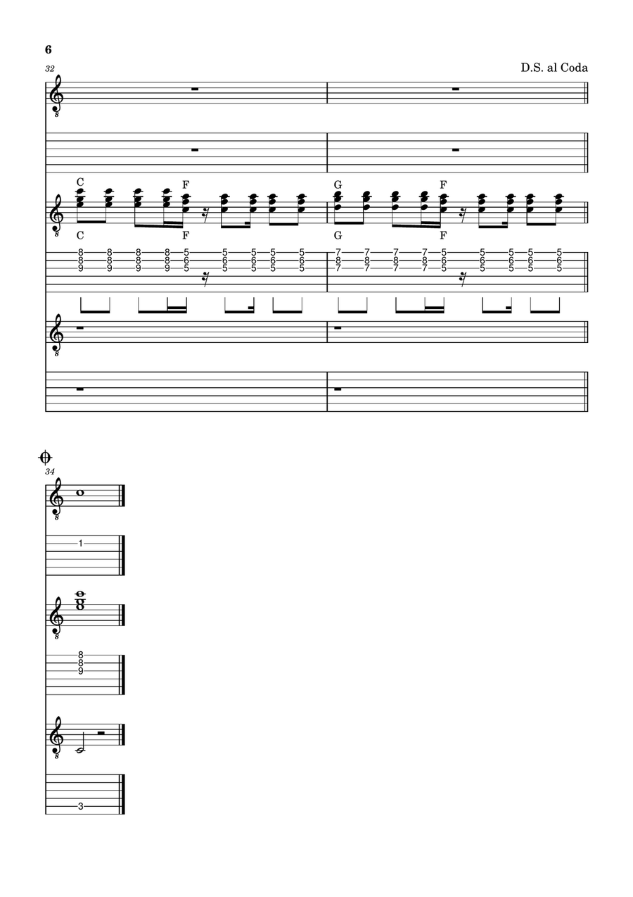 Soul Limbo Guitar Ensemble scores gallery preview page 6
