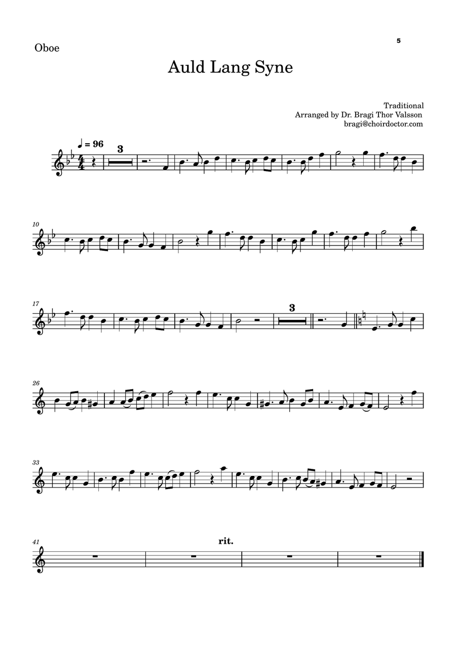 Five Christmas Songs for Clarinet and Oboe - volume 3 Woodwind Duet scores gallery preview page 6
