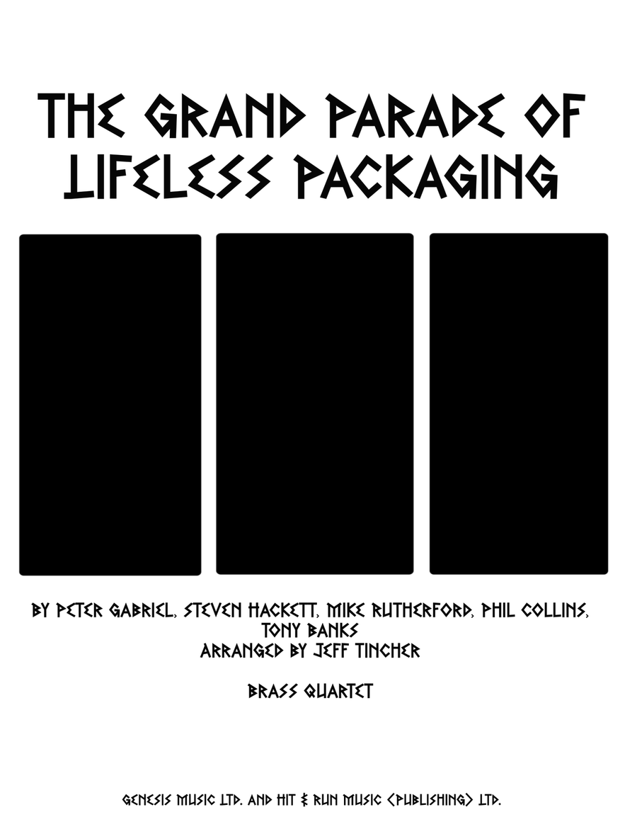 The Grand Parade Of Lifeless Packaging Brass Quartet scores gallery preview page 1