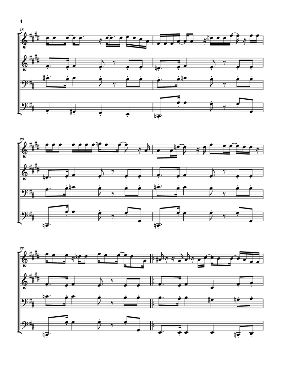 The Grand Parade Of Lifeless Packaging Brass Quartet scores gallery preview page 5