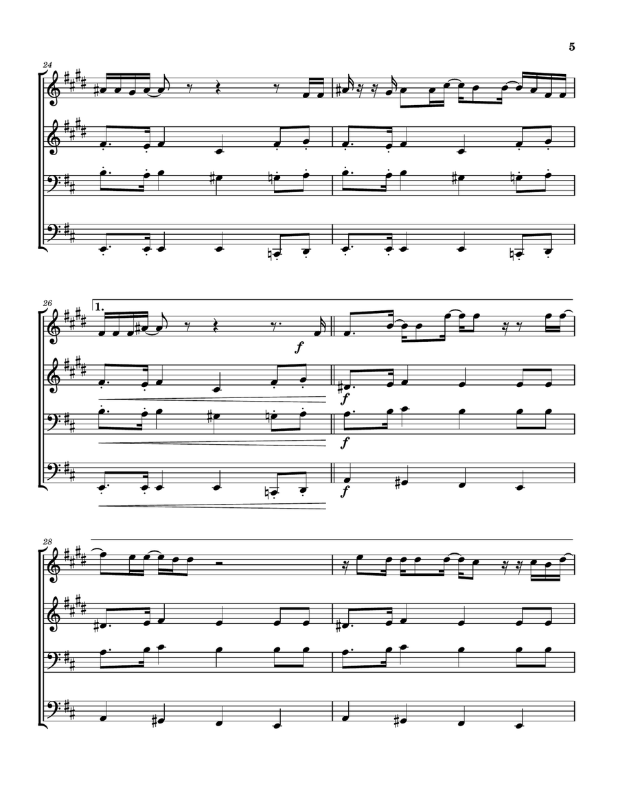The Grand Parade Of Lifeless Packaging Brass Quartet scores gallery preview page 6