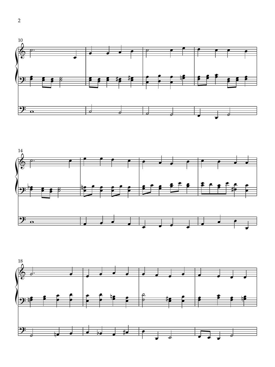 Valet will ich dir geben (Organ Postlude / Palm Sunday) Organ Solo scores gallery preview page 3