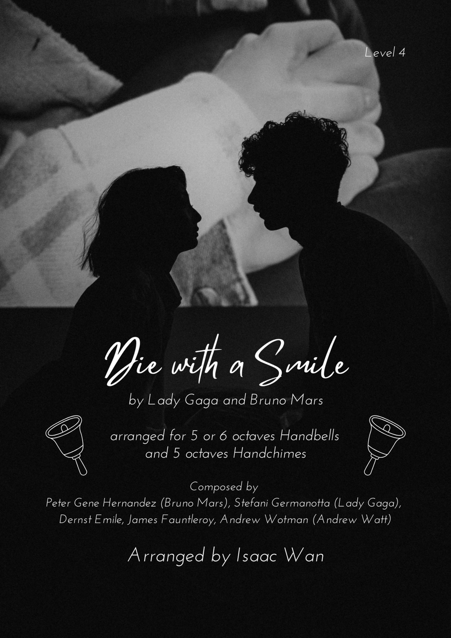 Die With A Smile Die With A Smile Handbell Choir scores gallery preview page 1