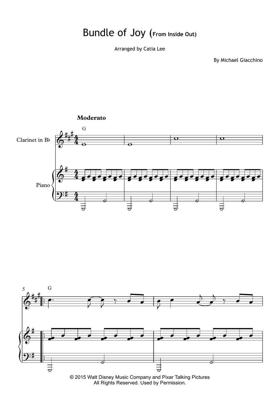 Bundle Of Joy Bundle Of Joy B-Flat Clarinet scores gallery preview page 2