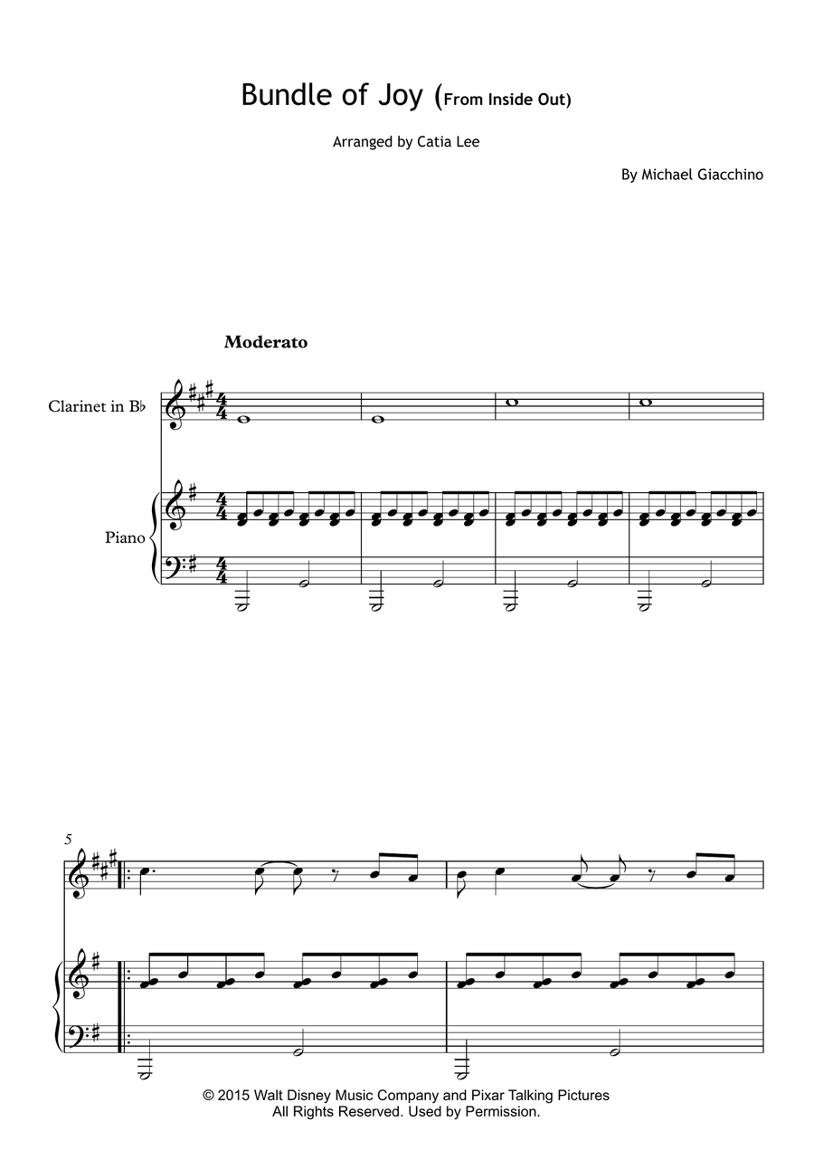 Bundle Of Joy Bundle Of Joy B-Flat Clarinet scores gallery preview page 2