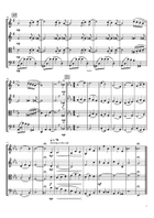 Sunset Lullaby String Quartet scores gallery preview page 3