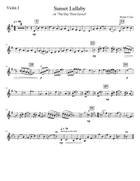 Sunset Lullaby String Quartet scores gallery preview page 4