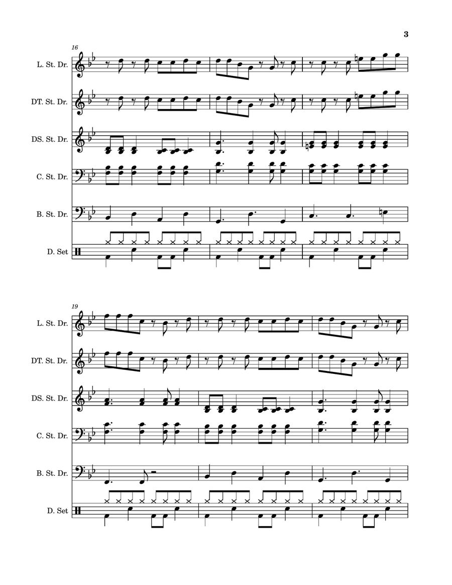 Take On Me - Score Only Take On Me - Score Only Percussion Ensemble scores gallery preview page 3