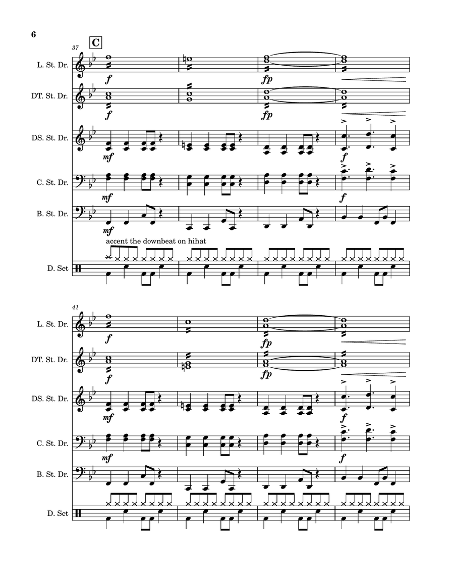Take On Me - Score Only Take On Me - Score Only Percussion Ensemble scores gallery preview page 6