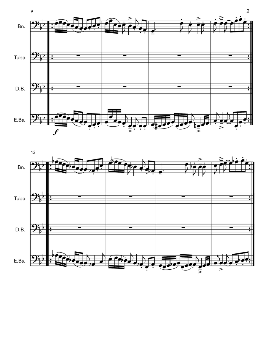Skiddle-Diddle-Diddle-Dee Small Ensemble scores gallery preview page 2