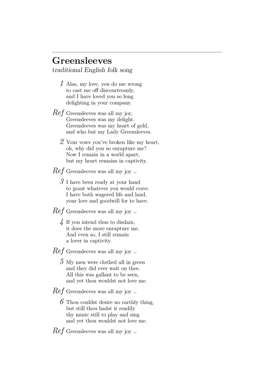 Greensleeves (for accordion; alternative left hand) Piano Solo scores gallery preview page 4