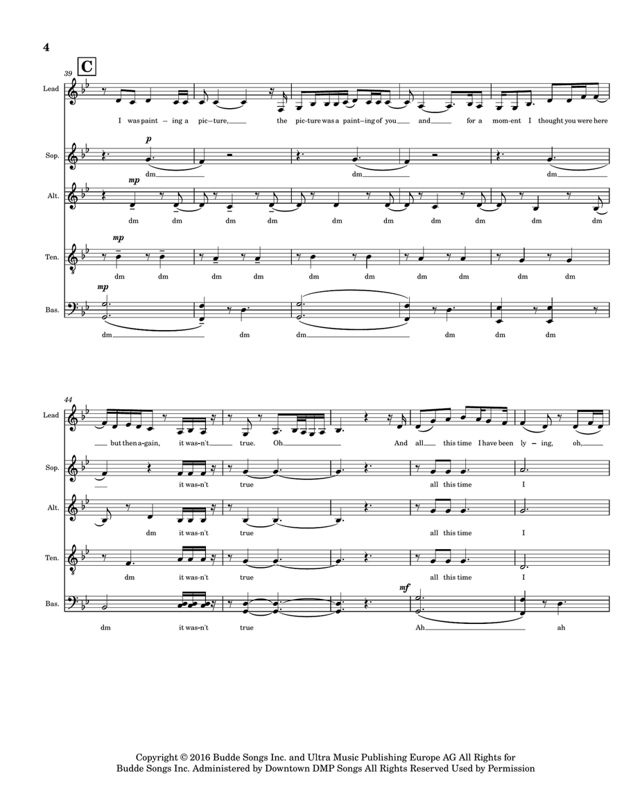 Runaway Runaway A Cappella scores gallery preview page 4