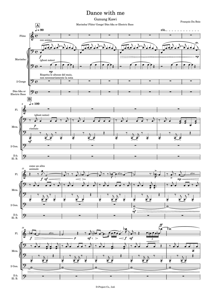 Dance with me Dance with me Small Ensemble scores gallery preview page 2