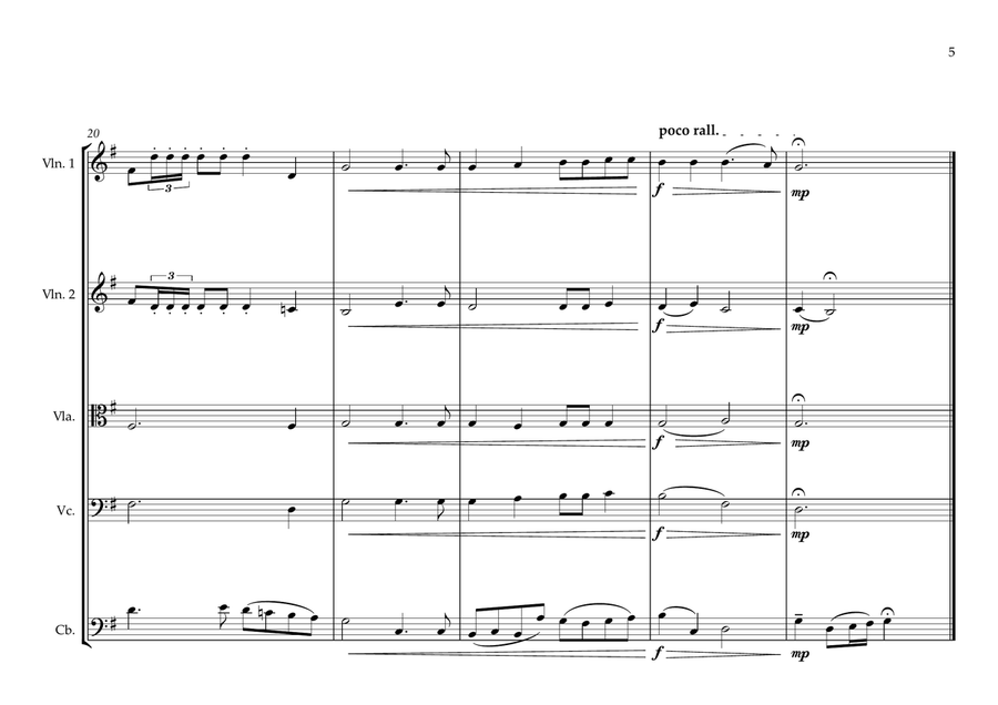 Tuvaluan National Anthem for String Orchestra String Orchestra scores gallery preview page 5