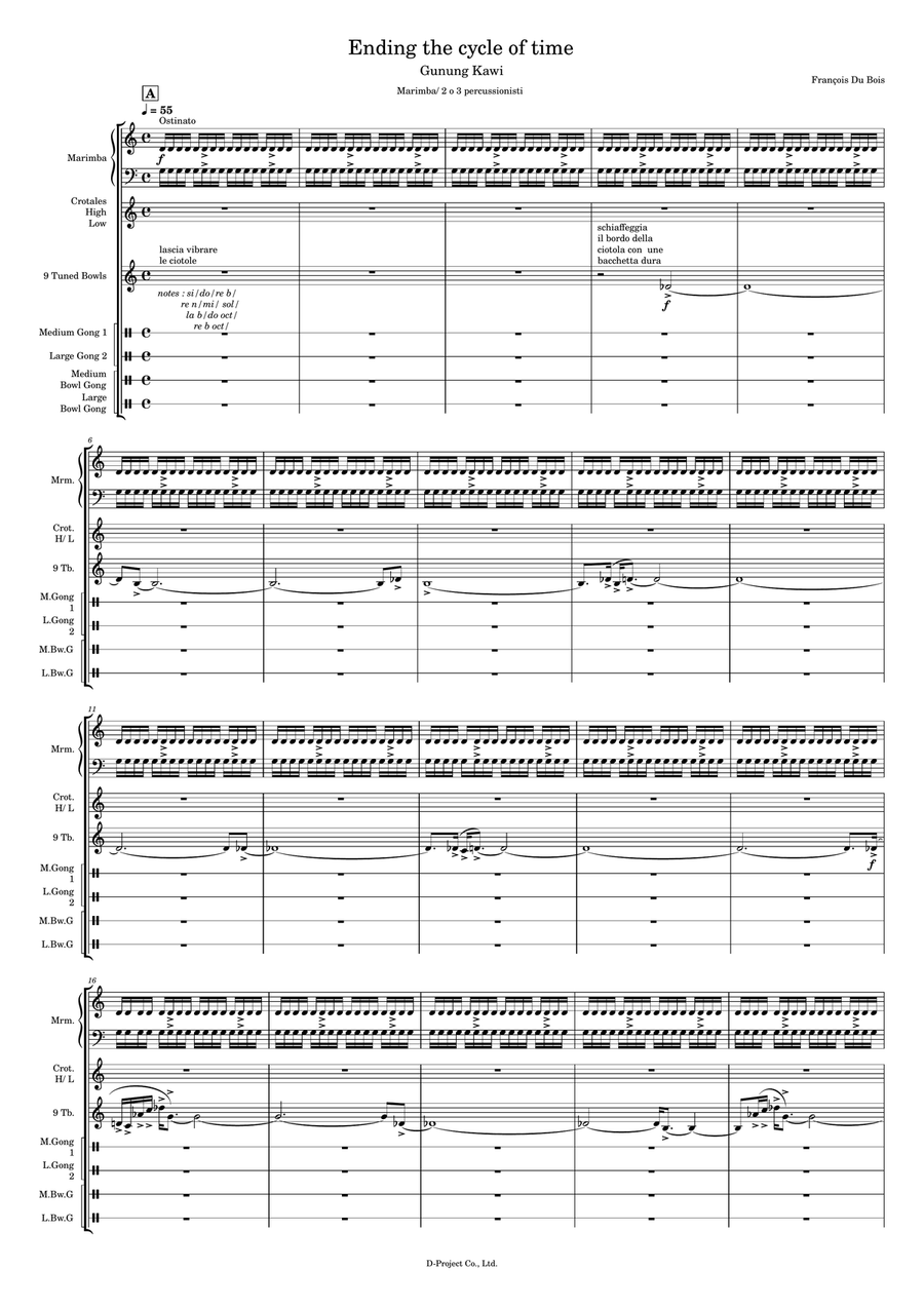 Ending the Cycle of Time Ending the Cycle of Time Small Ensemble scores gallery preview page 2