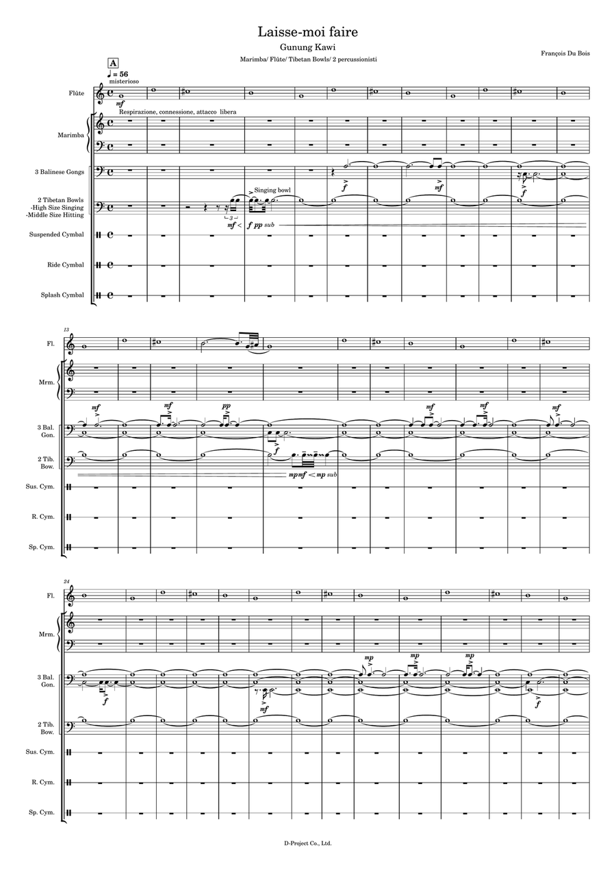 Laisse Moi Faire Laisse Moi Faire Small Ensemble scores gallery preview page 2