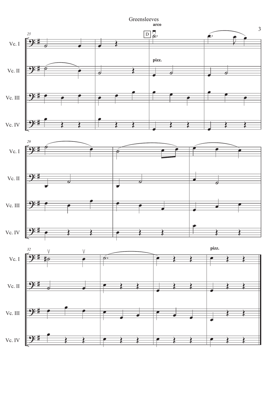 Greensleeves Small Ensemble scores gallery preview page 3