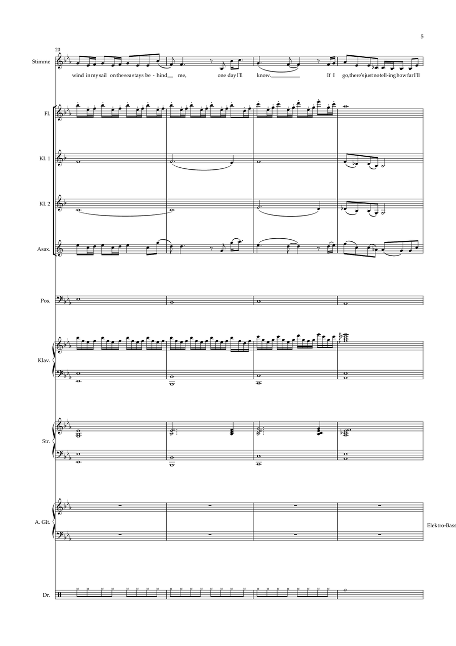 How Far I'll Go How Far I'll Go Large Ensemble scores gallery preview page 5