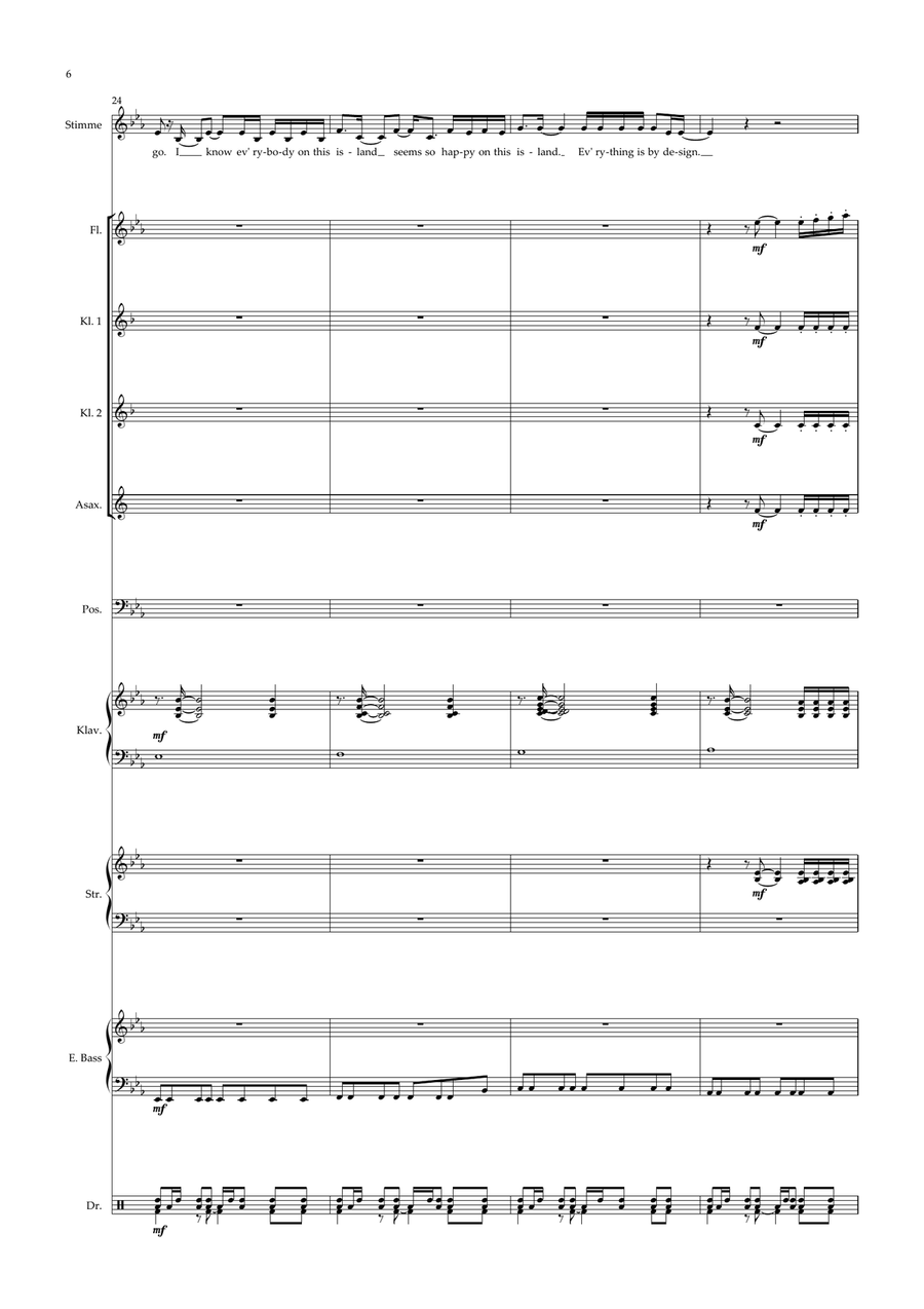 How Far I'll Go How Far I'll Go Large Ensemble scores gallery preview page 6