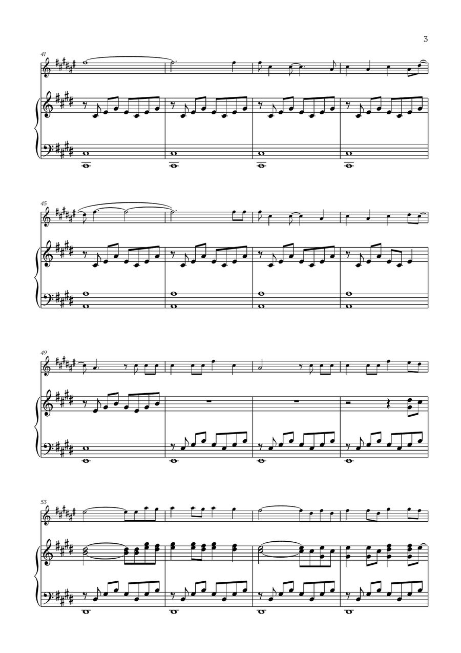 Runaway Runaway Clarinet Solo scores gallery preview page 3